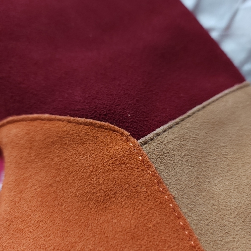 Chinese Laundry Tri Color Suede Booties New In Box - Picture 15 of 15